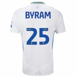 Leeds United Byram #25 Fußballtrikot 2024-25 Heimtrikot Herren