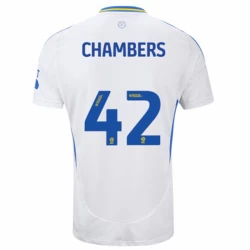 Leeds United Chambers #42 Fußballtrikot 2024-25 Heimtrikot Herren