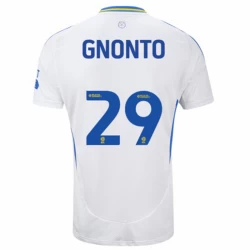 Leeds United Gnonto #29 Fußballtrikot 2024-25 Heimtrikot Herren