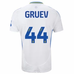 Leeds United Gruev #44 Fußballtrikot 2024-25 Heimtrikot Herren