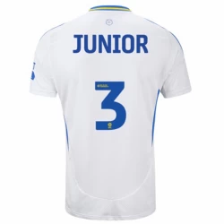 Leeds United Junior #3 Fußballtrikot 2024-25 Heimtrikot Herren