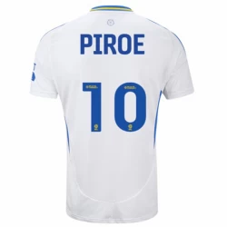 Leeds United Piroe #10 Fußballtrikot 2024-25 Heimtrikot Herren