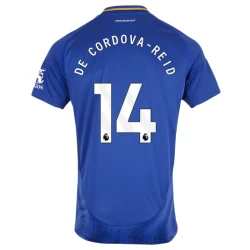 Leicester City De Cordova-reid #14 Fußballtrikot 2024-25 Heimtrikot Herren