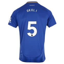 Leicester City Okoli #5 Fußballtrikot 2024-25 Heimtrikot Herren