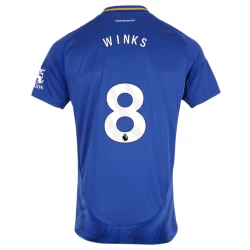 Leicester City Winks #8 Fußballtrikot 2024-25 Heimtrikot Herren