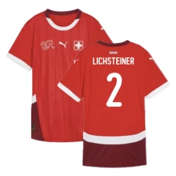 Lichsteiner #2 Schweiz Fußballtrikot EM 2024 Heimtrikot Herren