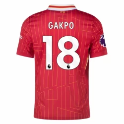 Liverpool FC Cody Gakpo #18 Fußballtrikot 2024-25 Heimtrikot Herren