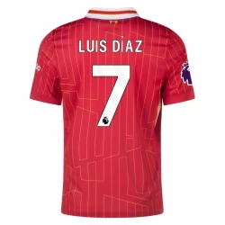 Liverpool FC Luis Diaz #7 Fußballtrikot 2024-25 Heimtrikot Herren