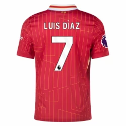 Liverpool FC Luis Diaz #7 Fußballtrikots 2024-25 Heimtrikot Herren