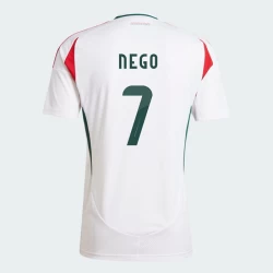 Loic Nego #7 Ungarn Fußballtrikot EM 2024 Auswärtstrikot Herren