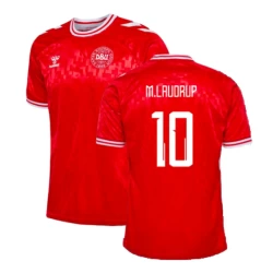 M.Laudrup #10 Dänemark Fußballtrikot EM 2024 Heimtrikot Herren