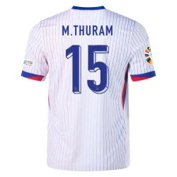 M. Thuram #15 Frankreich Fußballtrikot EM 2024 Auswärtstrikot Herren