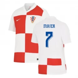 Majer #7 Kroatien Fußballtrikots EM 2024 Heimtrikot Herren