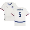 Maksimovic #5 Serbien Fußballtrikots EM 2024 Auswärtstrikot Herren