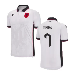 Manaj #7 Albanien Fußballtrikot EM 2024 Auswärtstrikot Herren