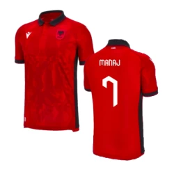 Manaj #7 Albanien Fußballtrikot EM 2024 Heimtrikot Herren