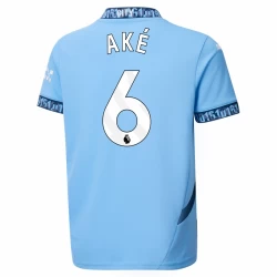 Manchester City Ake #6 Fußballtrikot 2024-25 Heimtrikot Herren