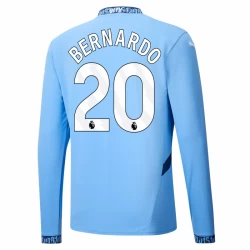 Manchester City Bernardo Silva #20 Fußballtrikot 2024-25 Heimtrikot Herren Langarm