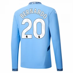 Manchester City Bernardo Silva #20 Fußballtrikots 2024-25 Heimtrikot Herren Langarm