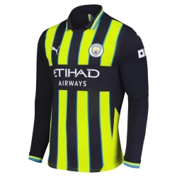 Manchester City Fußballtrikot 2024-25 Auswärtstrikot Herren Langarm