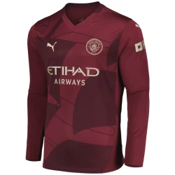 Manchester City Fußballtrikot 2024-25 Ausweichtrikot Herren Langarm