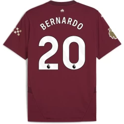 Manchester City Fußballtrikot 2024-25 Bernardo Silva #20 Auswärtstrikot Herren