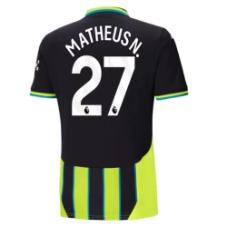 Manchester City Fußballtrikot 2024-25 Matheus N. #27 Auswärtstrikot Herren