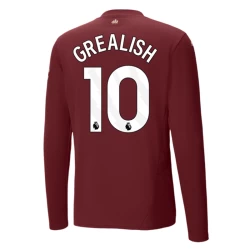 Manchester City Fußballtrikot Jack Grealish #10 2024-25 Ausweichtrikot Herren Langarm