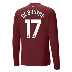 Manchester City Fußballtrikot Kevin De Bruyne #17 2024-25 Ausweichtrikot Herren Langarm