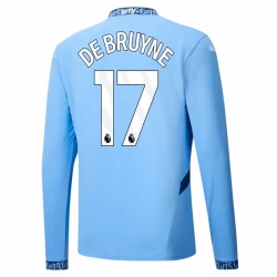 Manchester City Kevin De Bruyne #17 Fußballtrikot 2024-25 Heimtrikot Herren Langarm