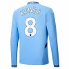 Manchester City Kovacic #8 Fußballtrikots 2024-25 Heimtrikot Herren Langarm