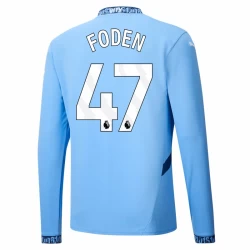 Manchester City Phil Foden #47 Fußballtrikot 2024-25 Heimtrikot Herren Langarm