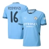 Manchester City Rodrigo #16 Fußballtrikot 2024-25 UCL Heimtrikot Herren