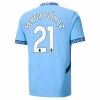 Manchester City Sergio Gomez #21 Fußballtrikot 2024-25 Heimtrikot Herren