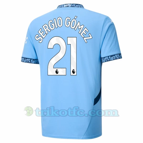 Manchester City Sergio Gomez #21 Fußballtrikot 2024-25 Heimtrikot Herren