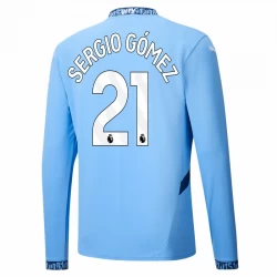 Manchester City Sergio Gomez #21 Fußballtrikots 2024-25 Heimtrikot Herren Langarm
