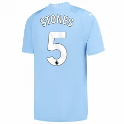 Manchester City Stones #5 Fußballtrikots 2023-24 Heimtrikot Herren