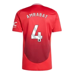 Manchester United Amrabat #4 Fußballtrikot 2024-25 Heimtrikot Herren