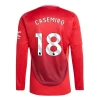 Manchester United Casemiro #18 Fußballtrikot 2024-25 Heimtrikot Herren Langarm