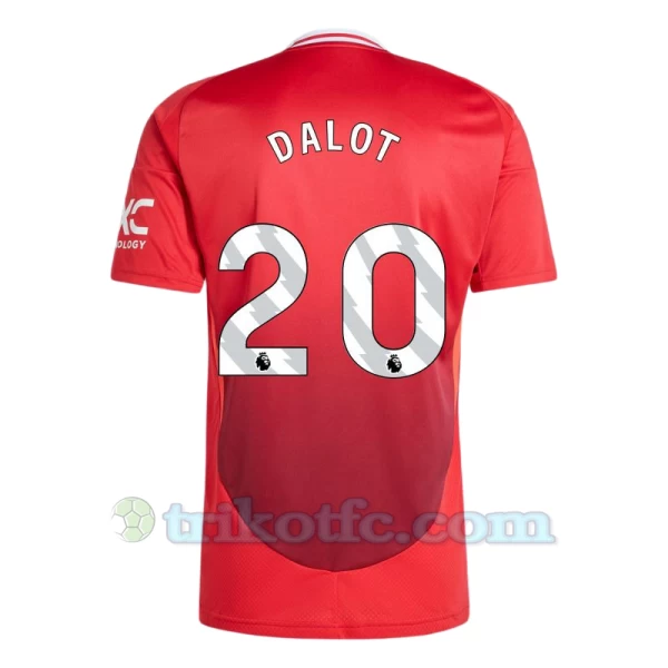 Manchester United Dalot #20 Fußballtrikot 2024-25 Heimtrikot Herren