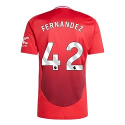 Manchester United Fernandez #42 Fußballtrikots 2024-25 Heimtrikot Herren