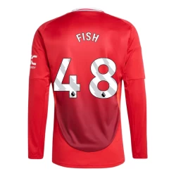 Manchester United Fish #48 Fußballtrikots 2024-25 Heimtrikot Herren Langarm