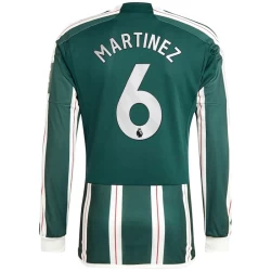 Manchester United Fußballtrikot 2023-24 Emiliano Martínez #6 Auswärtstrikot Herren Langarm