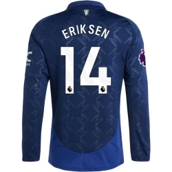 Manchester United Fußballtrikot 2024-25 Christian Eriksen #14 Auswärtstrikot Herren Langarm