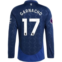 Manchester United Fußballtrikot 2024-25 Garnacho #17 Auswärtstrikot Herren Langarm