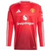 Manchester United Malacia #12 Fußballtrikot 2024-25 Heimtrikot Herren Langarm