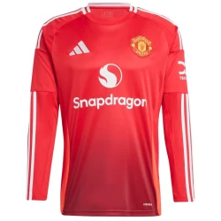 Manchester United Fußballtrikot 2024-25 Heimtrikot Herren Langarm