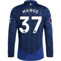 Manchester United Fußballtrikot 2024-25 Kobbie Mainoo #37 Auswärtstrikot Herren Langarm