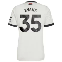 Manchester United Fußballtrikot Evans #35 2024-25 Ausweichtrikot Herren