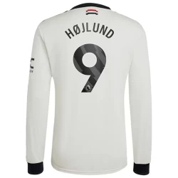 Manchester United Fußballtrikot Hojlund #9 2024-25 Ausweichtrikot Herren Langarm